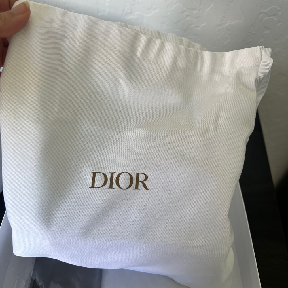 Dior White Visor with Mirrored Shield - Picture 5 of 10